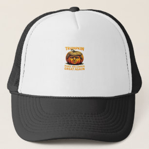 Halloween Trumpkin Make Halloween Great Again Trucker Hat