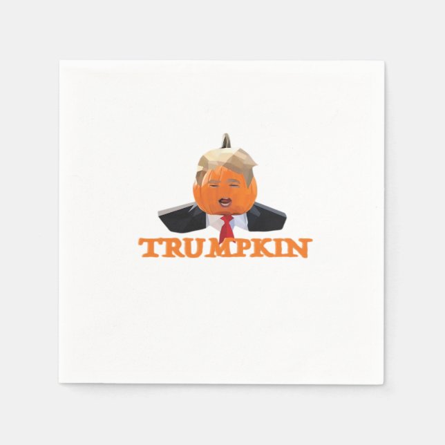 Halloween Trumpkin Napkin (Front)