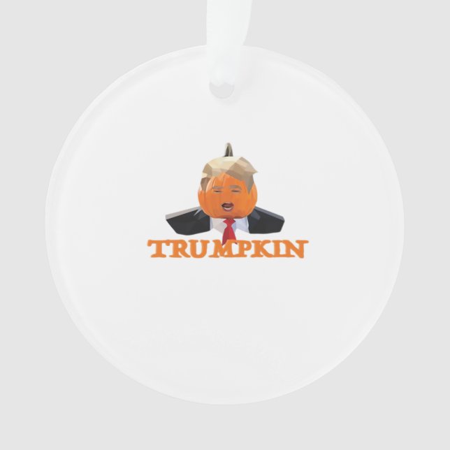 Halloween Trumpkin Ornament (Front)