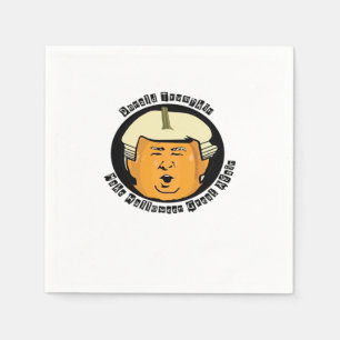 Halloween Trumpkin Pumpkin Classic Napkin