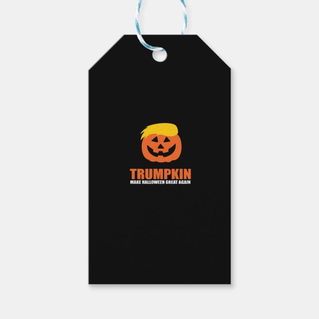 Halloween Trumpkin V2 Gift Tags (Front)