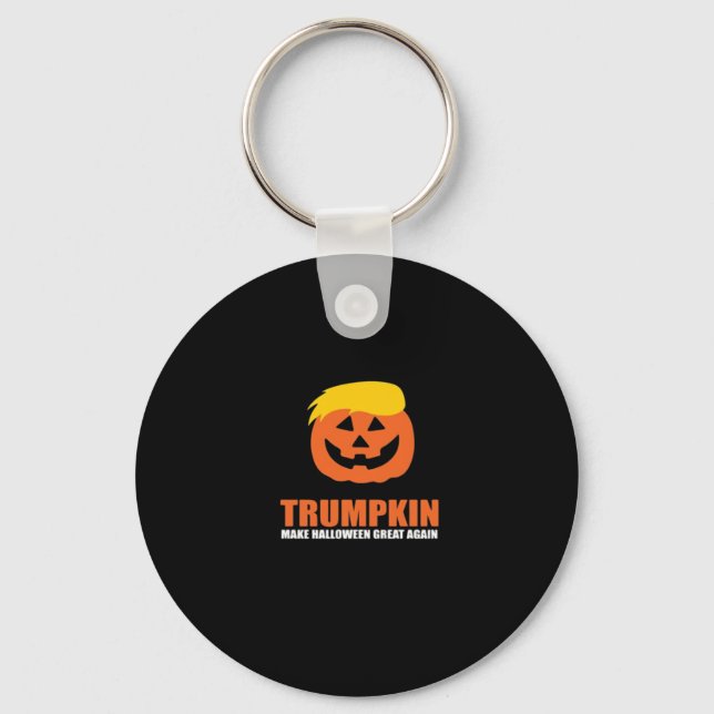 Halloween Trumpkin V2 Key Ring (Front)