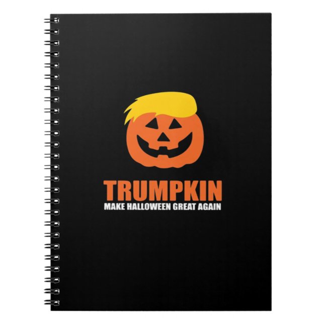 Halloween Trumpkin V2 Notebook (Front)
