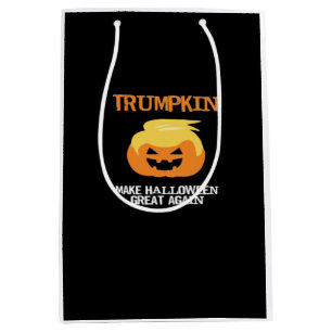 Halloween Trumpkin V3 Medium Gift Bag