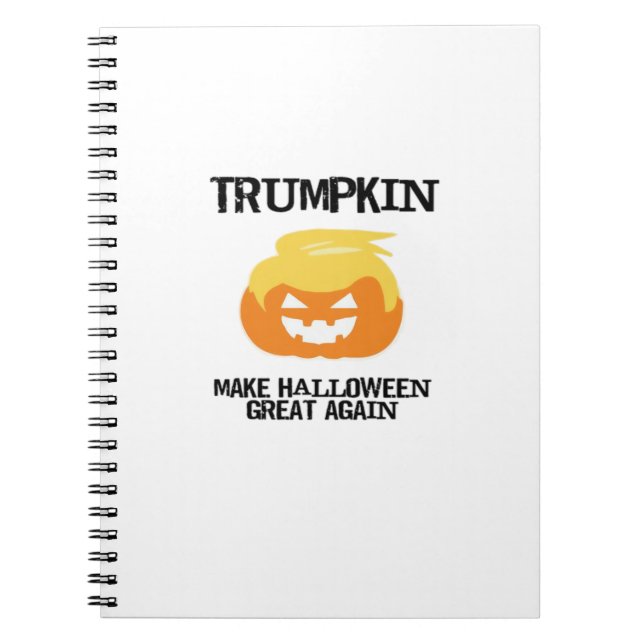 Halloween Trumpkin V3 Notebook (Front)