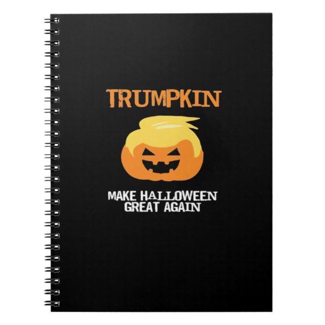 Halloween Trumpkin V3 Notebook (Front)