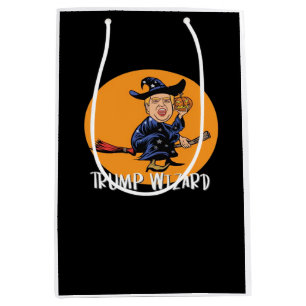 Halloween Ttrump Wizard Funny Classic Medium Gift Bag