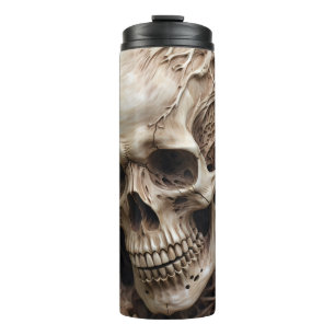 Halloween Tumbler, 3D skull Thermal Tumbler
