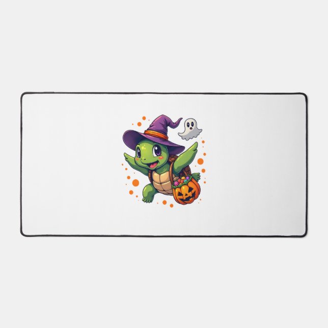 Halloween Turtle Tortoise Costume Men Women Kids B Desk Mat (Front)