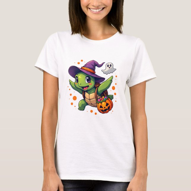 Halloween Turtle Tortoise Costume Men Women Kids B T-Shirt (Front)