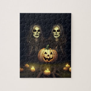 Halloween Twins Jigsaw Puzzle
