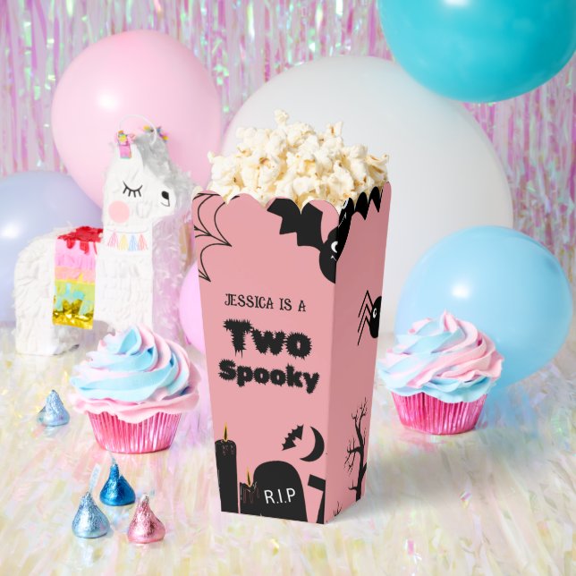 Halloween Two Spooky Second Birthday party Favour Box (Party)