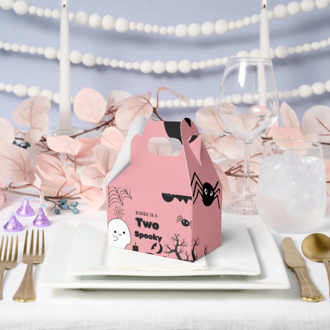 Halloween Two Spooky Second Birthday party Favour Box (Wedding)
