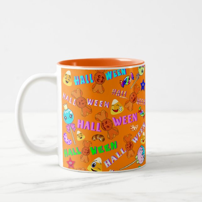 Halloween Two-Tone Coffee Mug (Left)