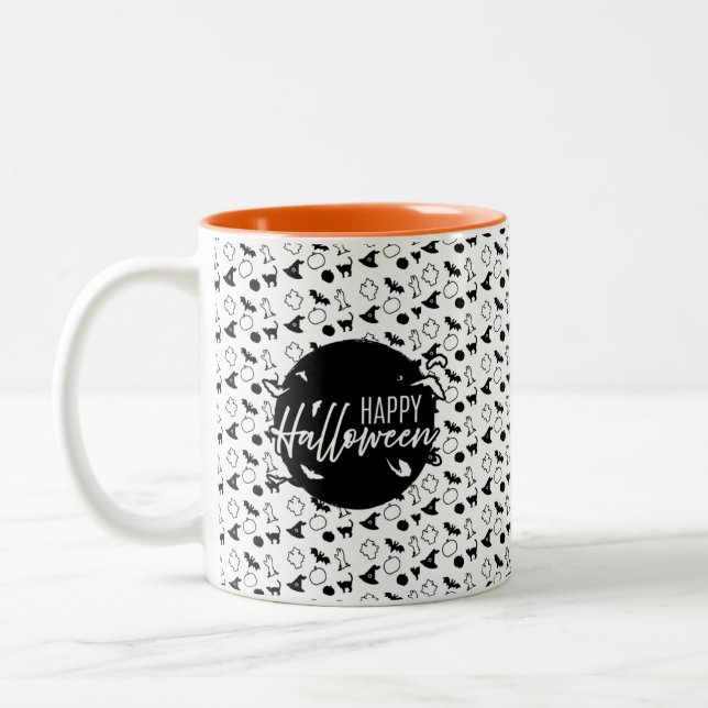 Halloween  Two-Tone coffee mug (Left)