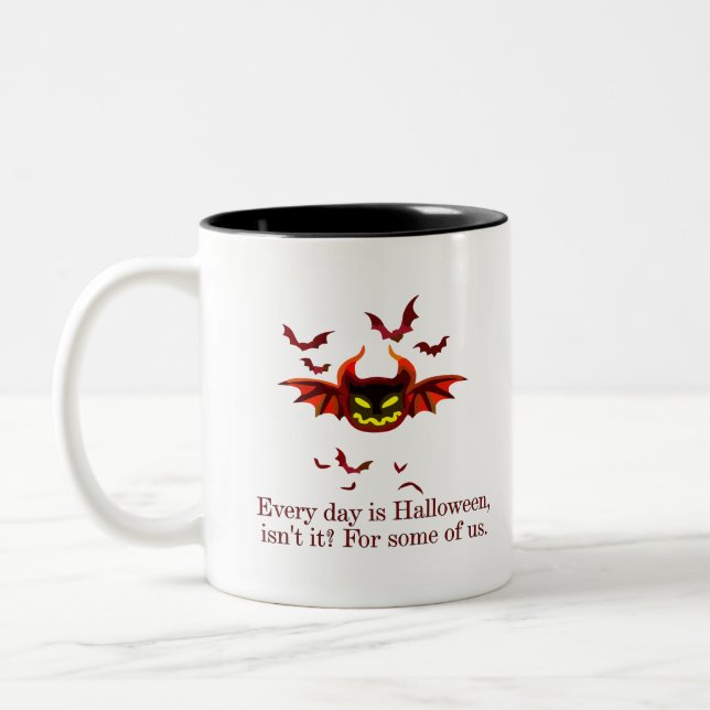 Halloween Two-Tone Coffee Mug (Left)