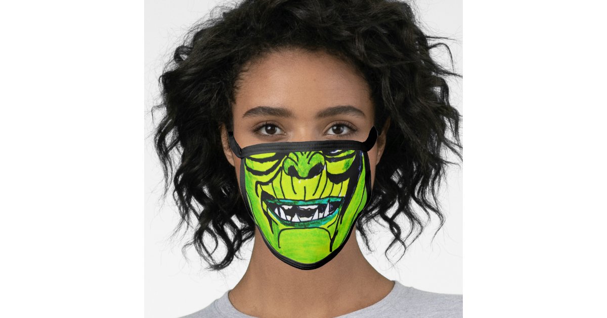 HALLOWEEN UGLY WITCH FACE MASK | Zazzle