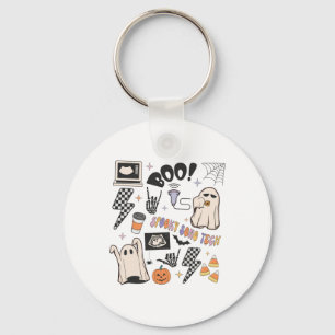 Halloween Ultrasound Tech Fall Autumn Sonographer Key Ring