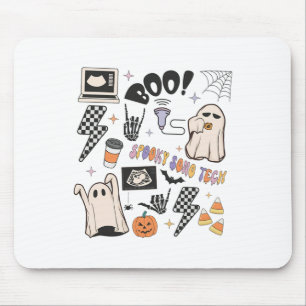 Halloween Ultrasound Tech Fall Autumn Sonographer Mouse Mat