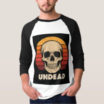 Halloween Undead Skull T-shirt
