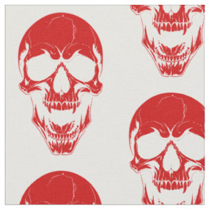halloween undead vampire skull scary monster red fabric