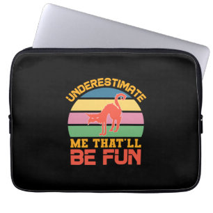 Halloween Underestimate Me That Will Be Fun Laptop Sleeve