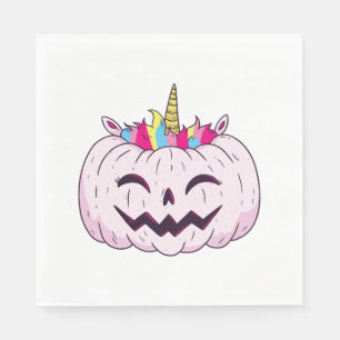 Halloween unicorn      napkin