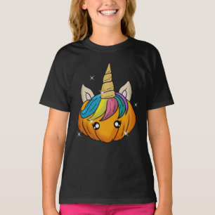 Halloween Unicorn Pumpkin T-Shirt