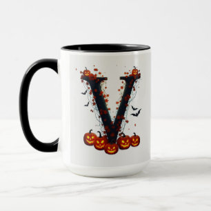 Halloween V Pumpkins Mug