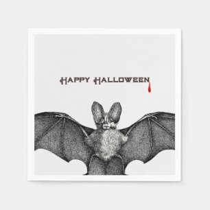 Halloween Vampire Bat Napkin