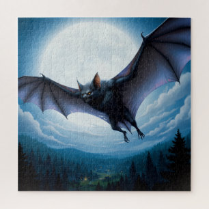Halloween Vampire Bat Puzzle