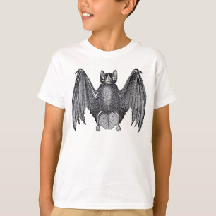 Halloween Vampire Bat Spooky Creepy Kids Costume T-Shirt