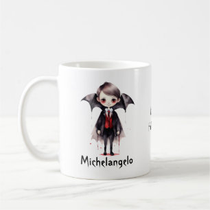 Halloween Vampire Kid Personalise Coffee Mug