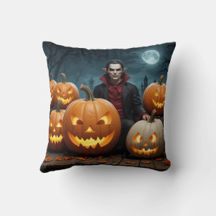 Halloween vampire pillow cushion