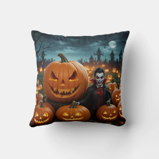 Halloween vampire pillow cushion