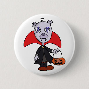Halloween Vampire Trick or Treat 6 Cm Round Badge