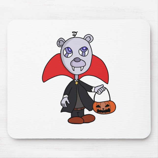 Halloween Vampire Trick or Treat Mouse Mat (Front)