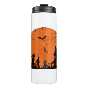 halloween vector        thermal tumbler