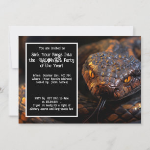 Halloween Venom & Vibes Invitation