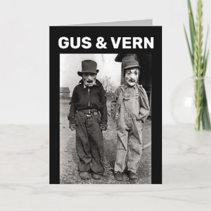 HALLOWEEN VHISTORIC COSTUMES FUNNY GREETING CARD