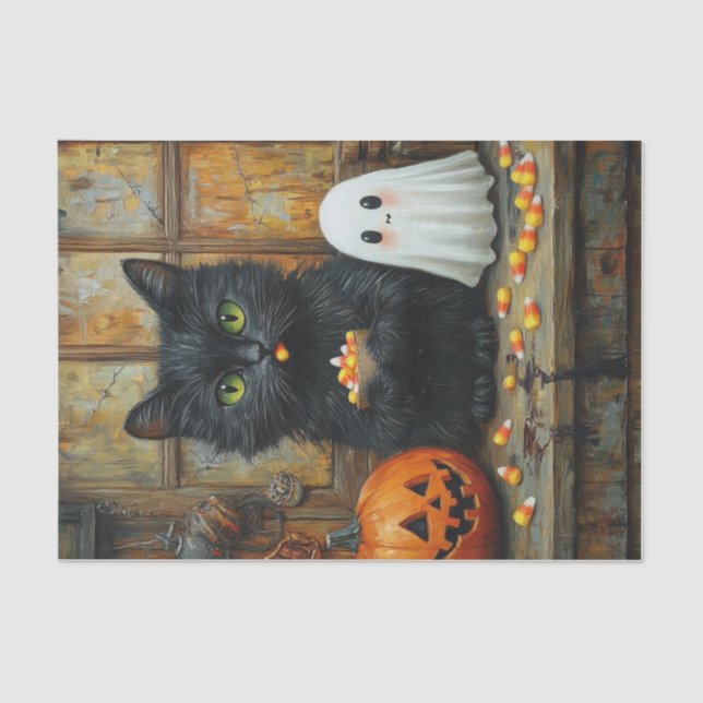 Halloween Vibes1 Tissue Paper (Front)