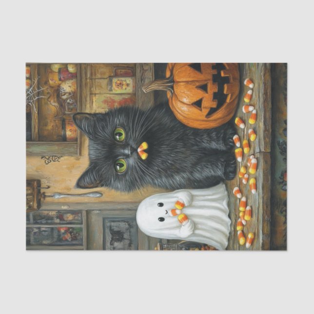 Halloween Vibes2 Tissue Paper (Front)