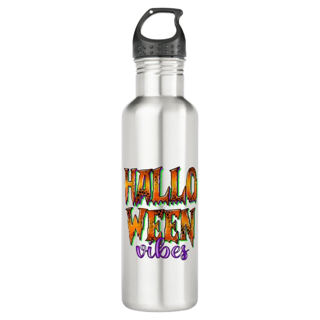 Halloween Vibes  710 Ml Water Bottle (Front)