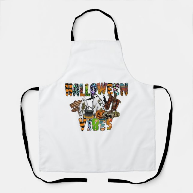 Halloween Vibes    Apron (Front)