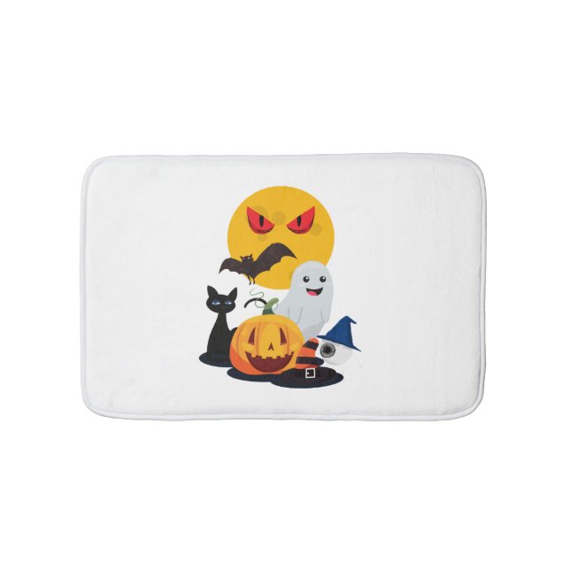 Halloween vibes              bath mat (Front)