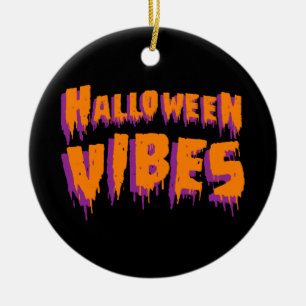 Halloween Vibes Ceramic Tree Decoration