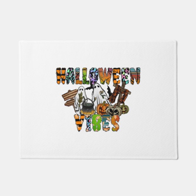 Halloween Vibes    Doormat (Front)