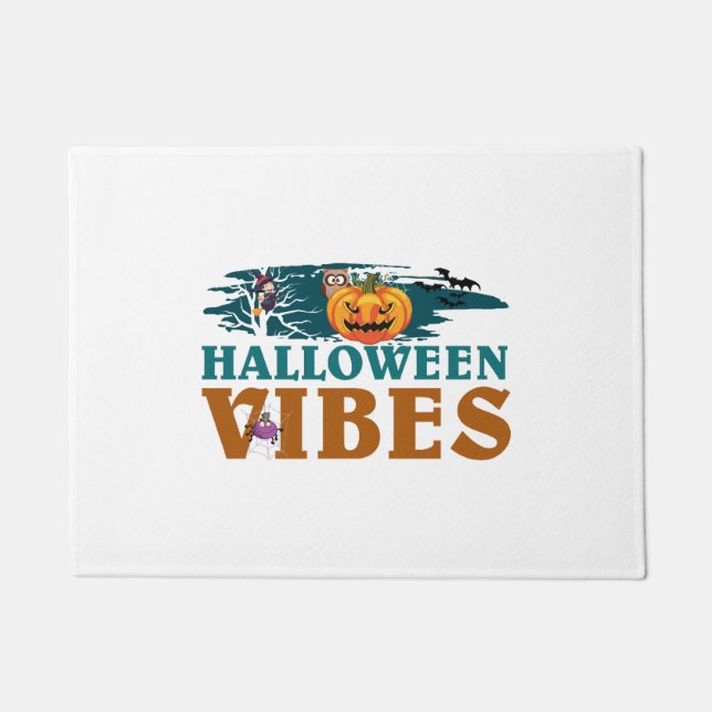 Halloween Vibes        Doormat (Front)