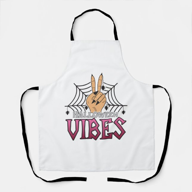 Halloween Vibes, Halloween, Scary, Costume Apron (Front)