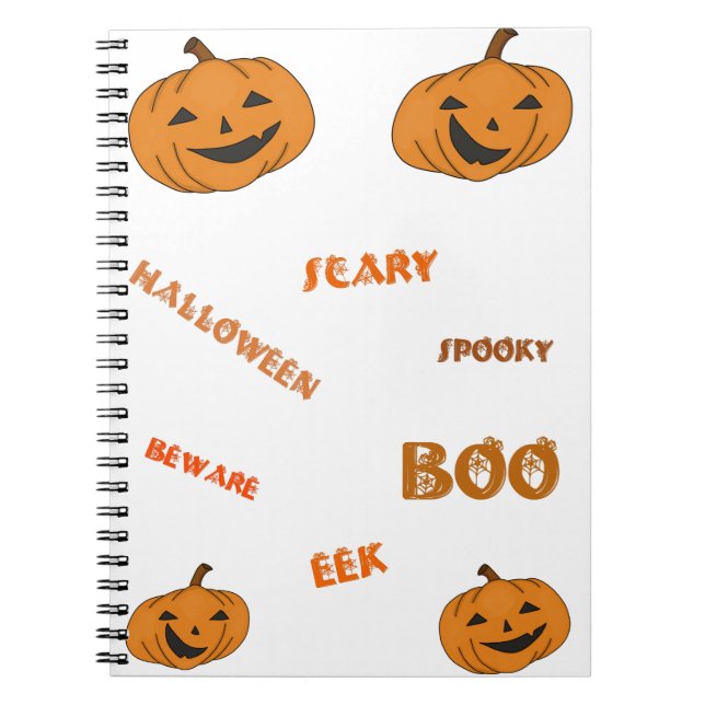 Halloween Vibes Notebook (Front)